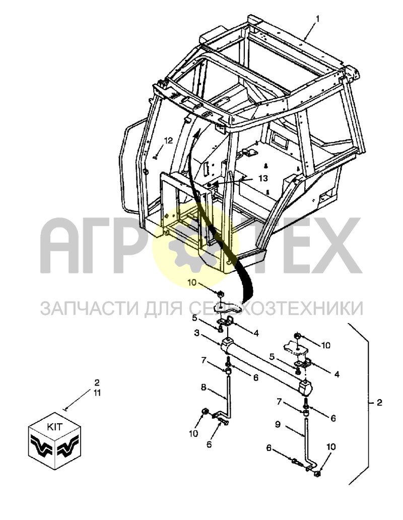 Чертеж Солнцезащитная шторка в сборе (GT.09.001)